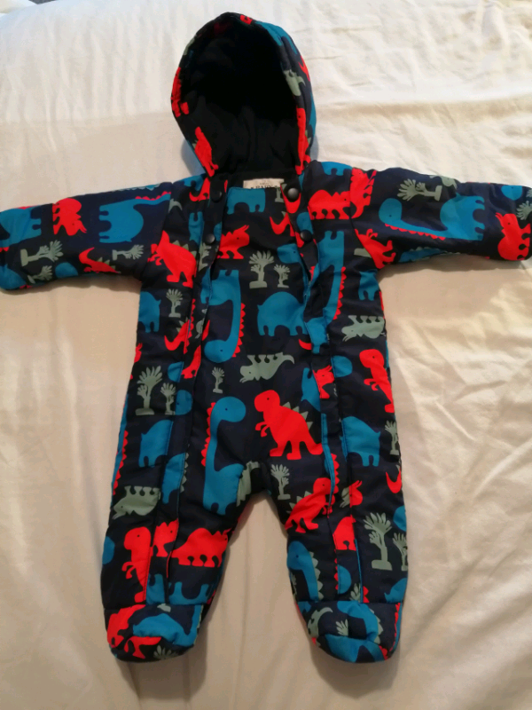 m&s dinosaur snowsuit